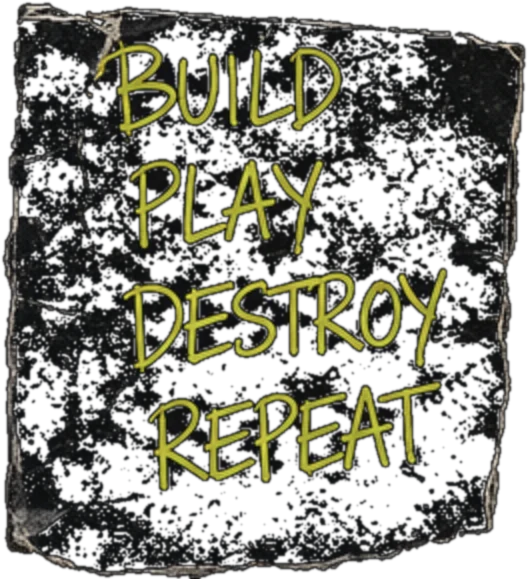 A torn note: build, play, destroy, repeat