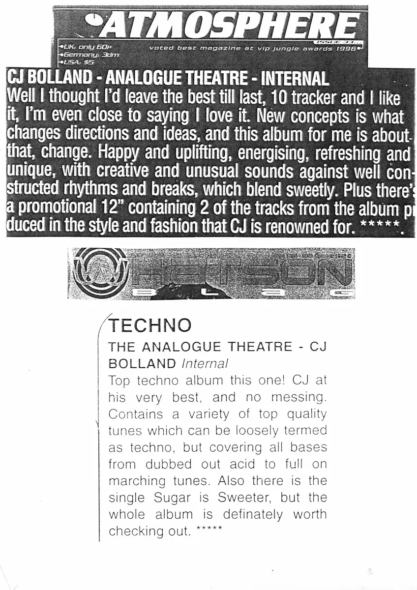 Analogue Theatre — Atmosphere · 1996