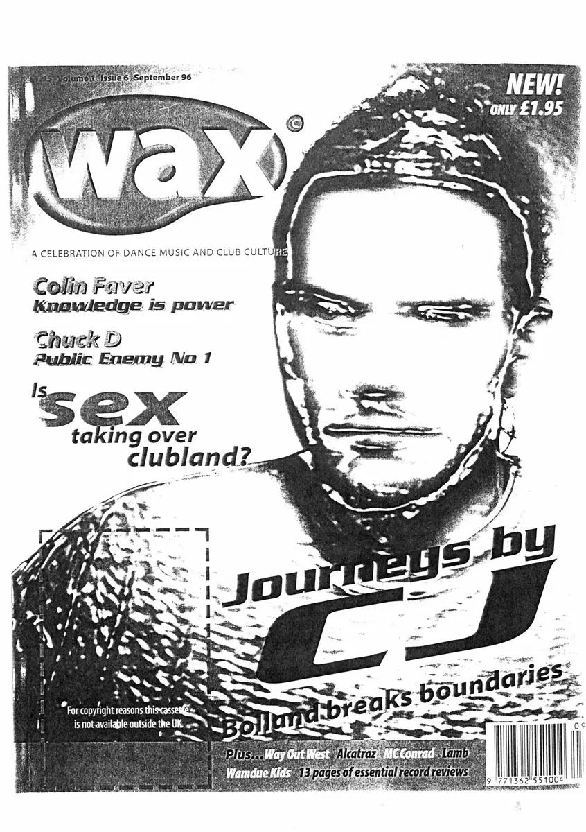 Wax — cover — Wax · Vol. 1 Issue 6, September 1996