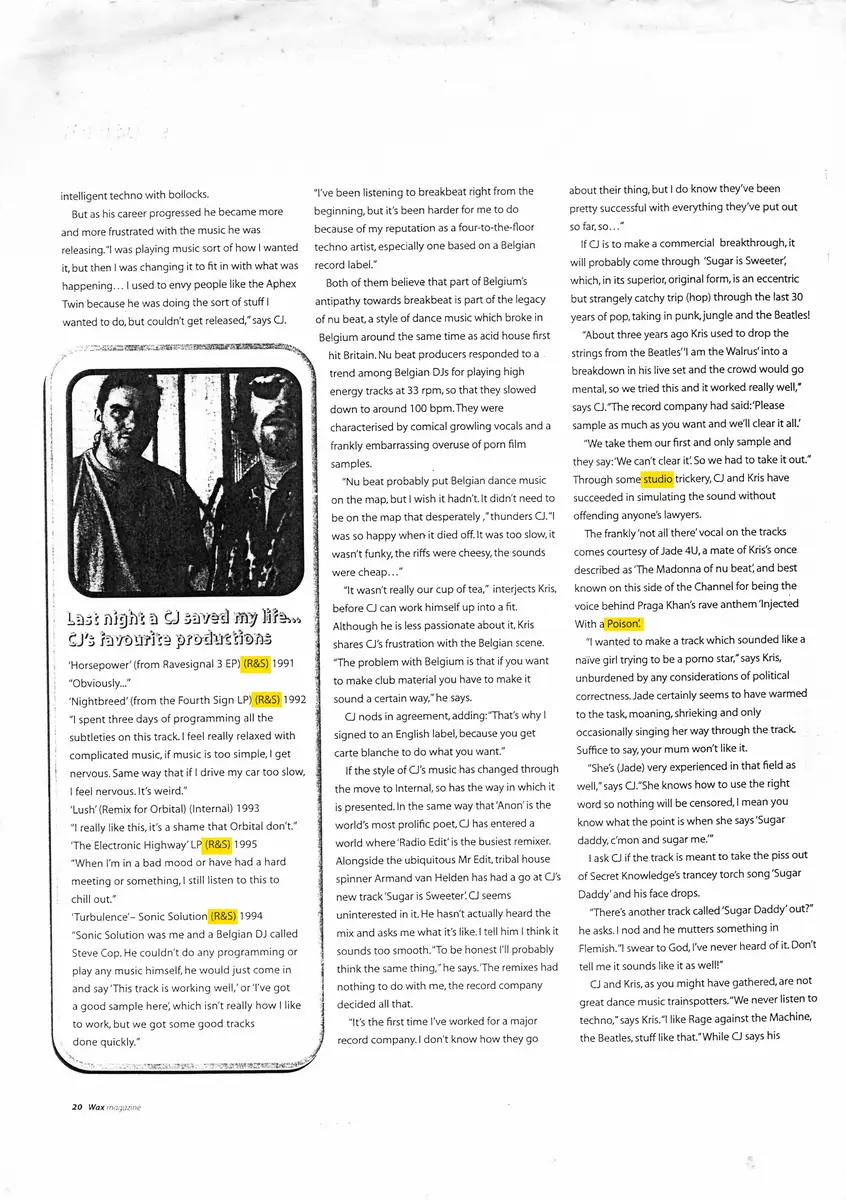 — Wax · Vol. 1 Issue 6, September 1996
