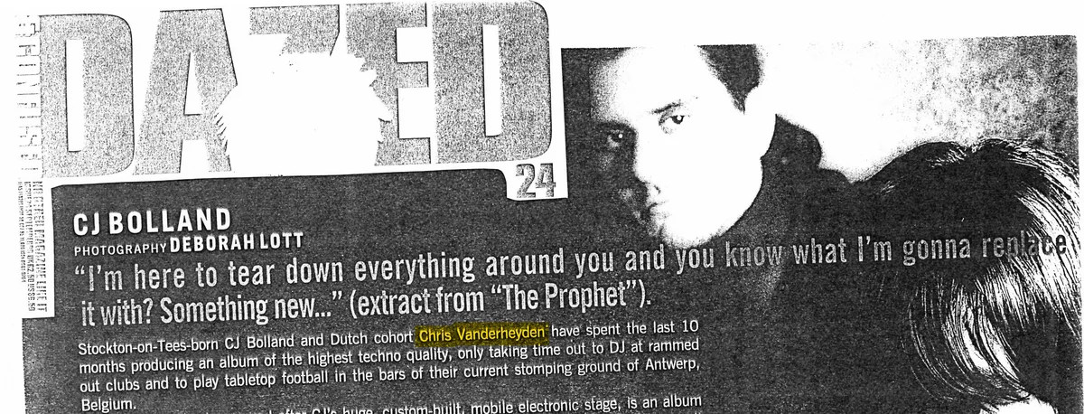 Detail from Dazed & Confused · No. 24, 1996