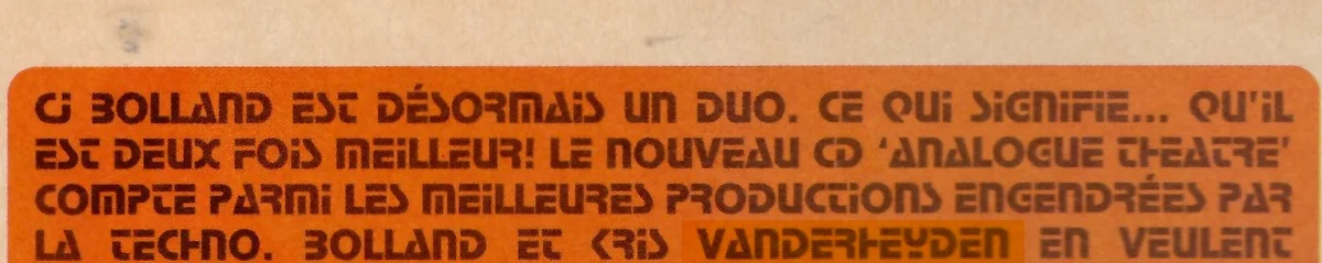Detail from Out Soon · No. 41, 28 Oct – 2 Dec 1996