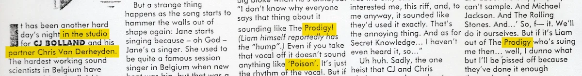 Detail from Vibes · 21 September 1996